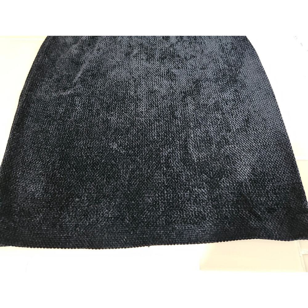 VTG St. John Couture by Marie Grey Black Chenille Knit Skirt Size 12 Large - Picture 6 of 6